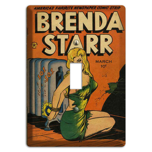 Branda Starr Vintage Comics Cover Plates