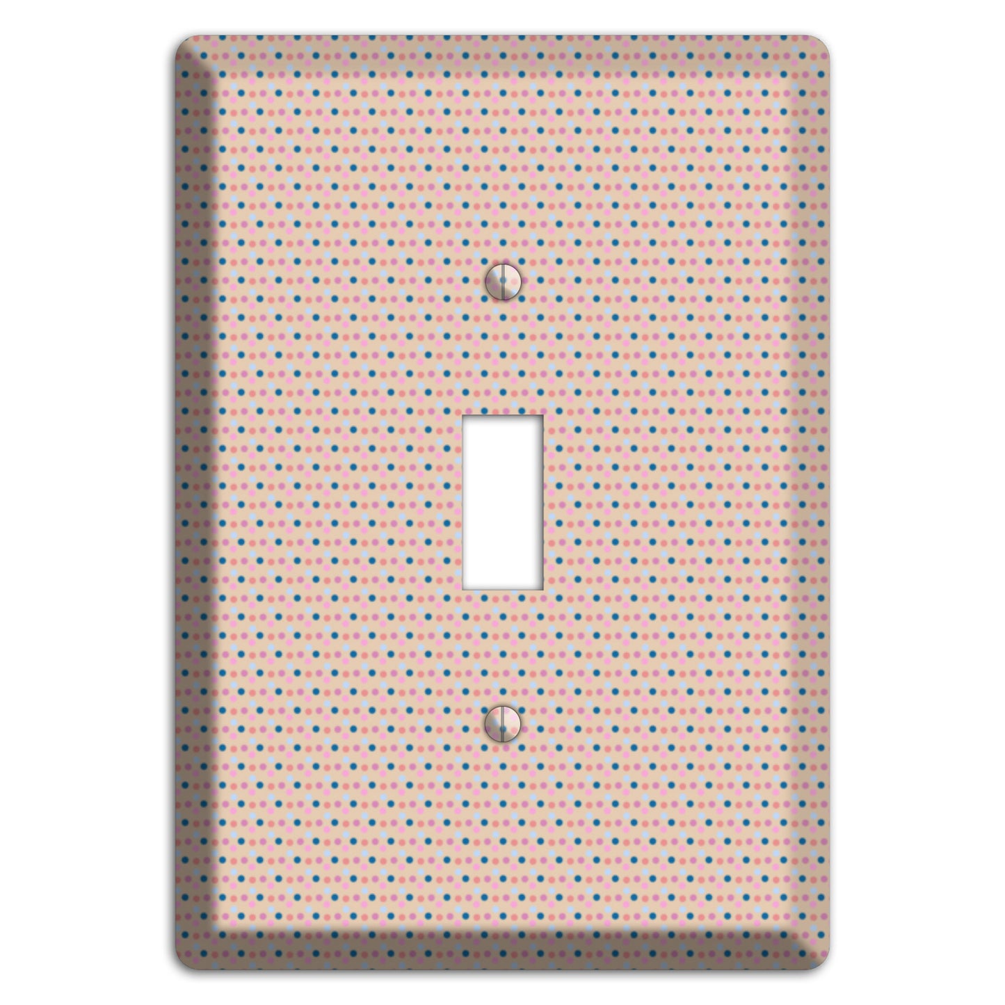 Multi Dusty Pink Tiny Dots Cover Plates