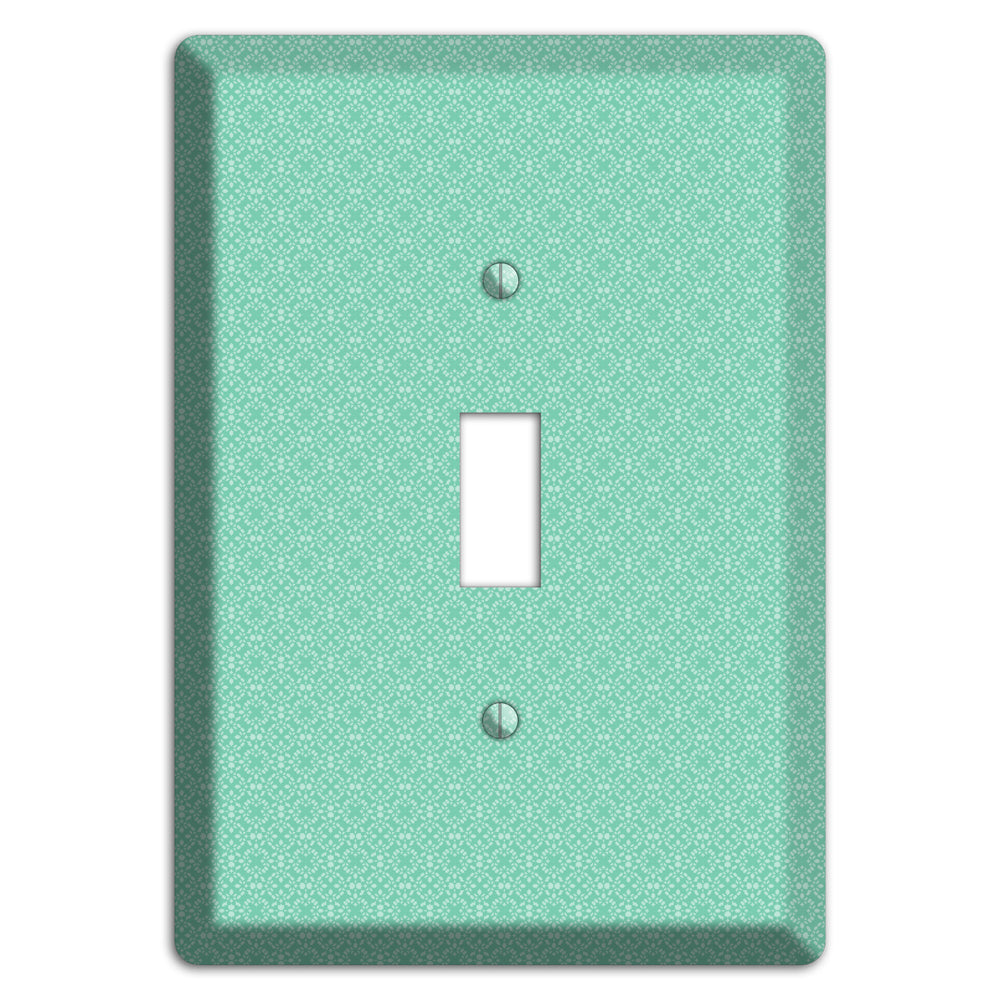 Aqua Calico Cartouche Cover Plates
