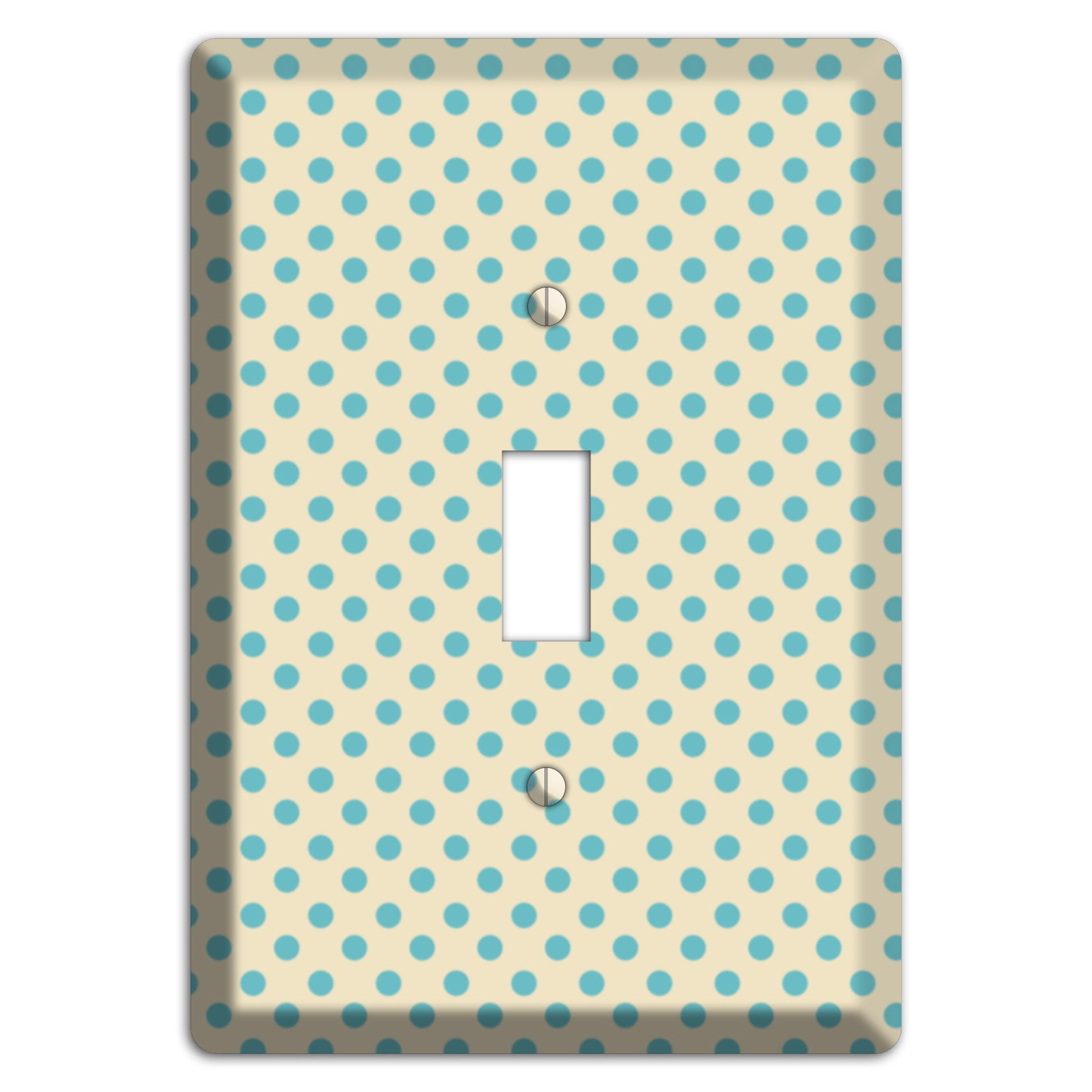 Soft Green Polka Dots Cover Plates