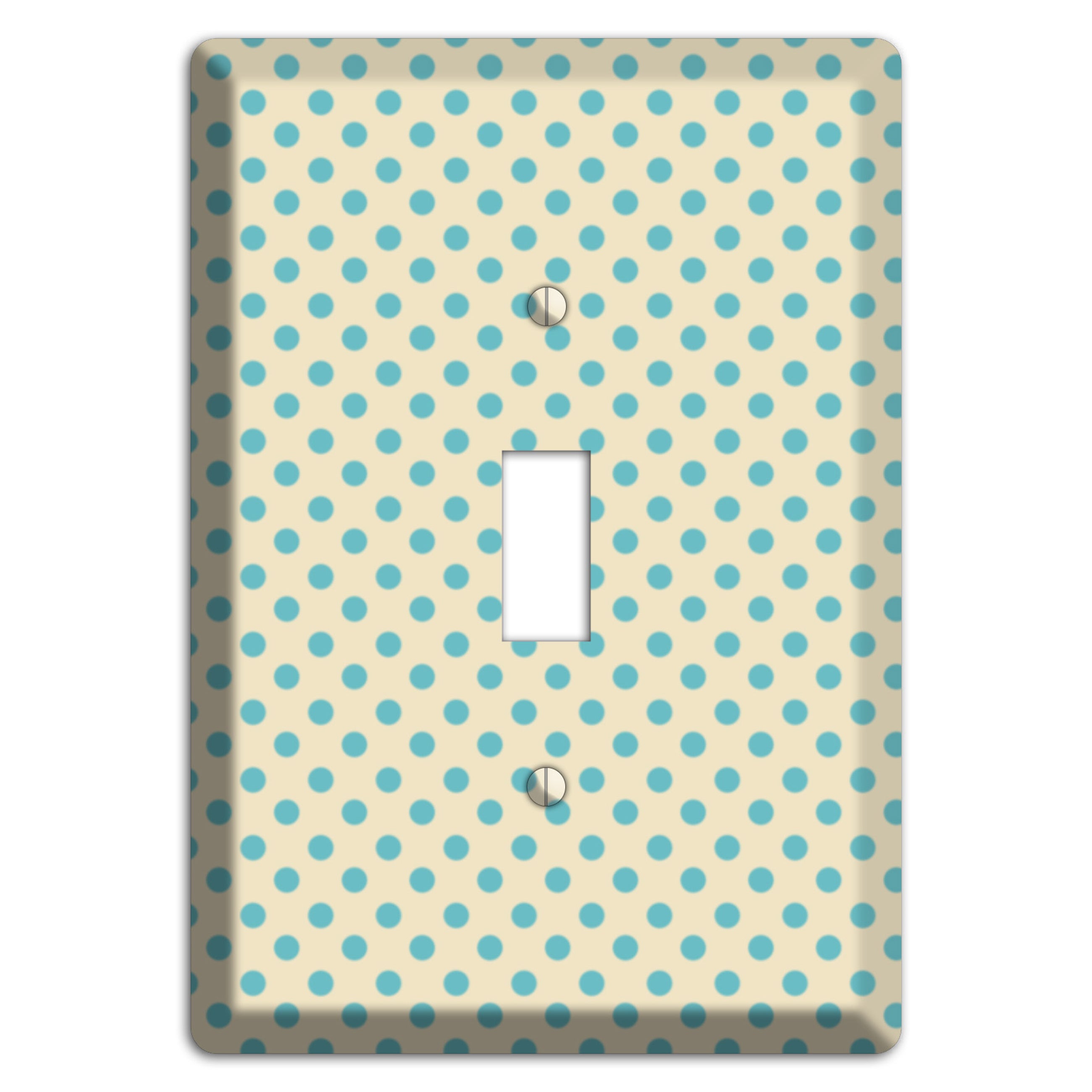 Soft Green Polka Dots Cover Plates