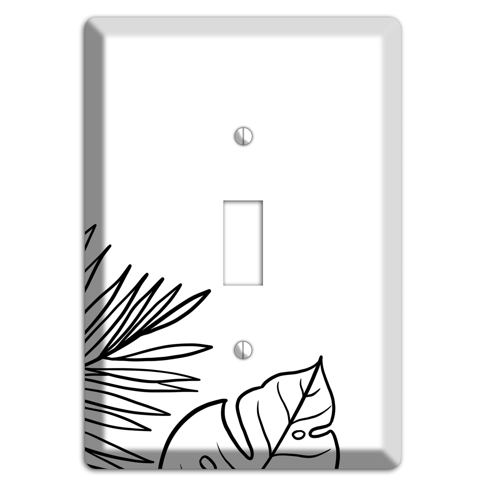 Hand-Drawn Leaves 2 Cover Plates