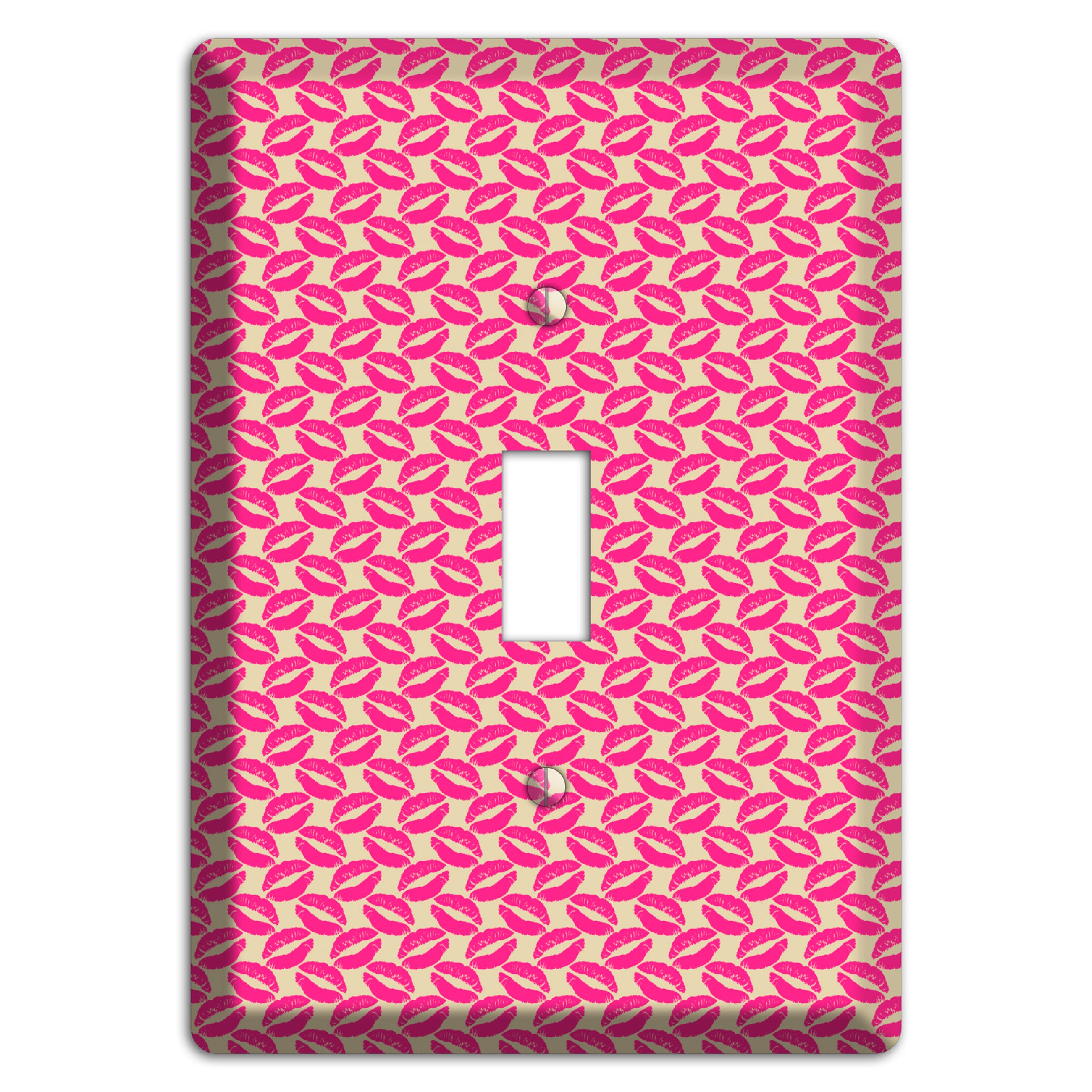 Pink Kisses Cover Plates