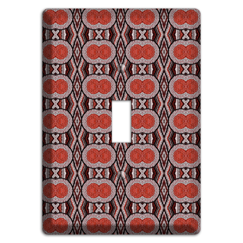 Red Tapestry Cover Plates