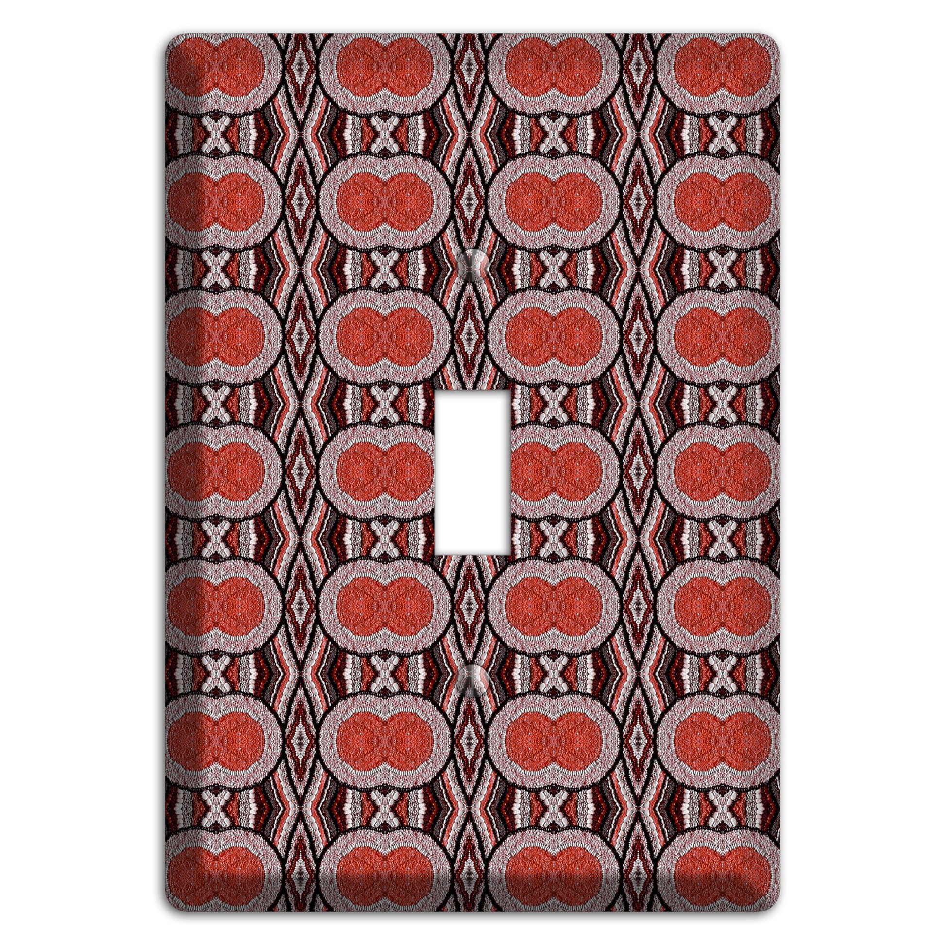 Red Tapestry Cover Plates