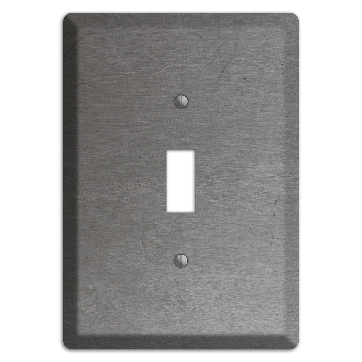 Raw Steel Cover Plates:Wallplatesonline.com