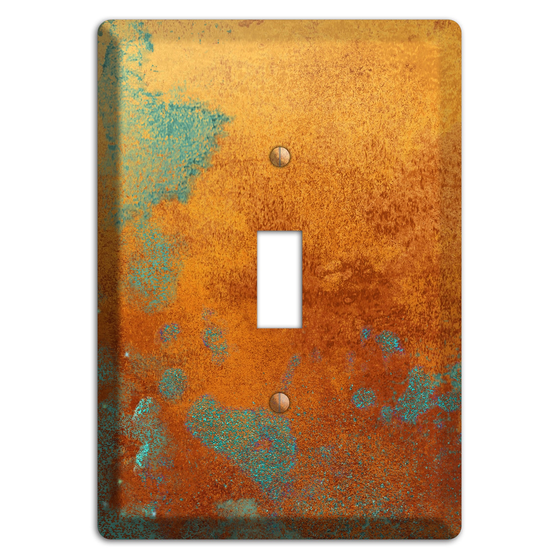 Antique Copper with Green Cover Plates