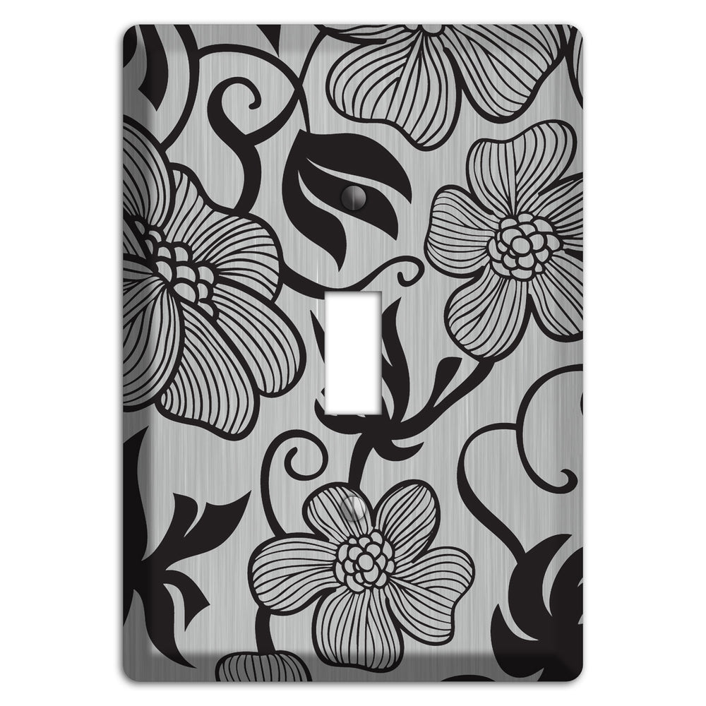 Stainless Steel with Black Tropical Cover Plates