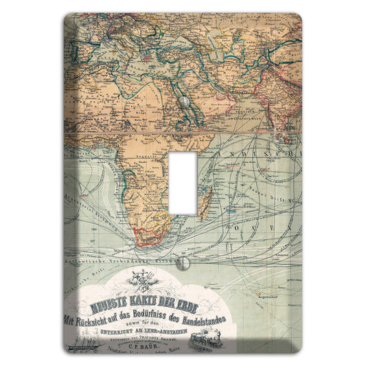 Map of Africa Cover Plates