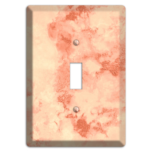 Apricot Peach Marble Cover Plates