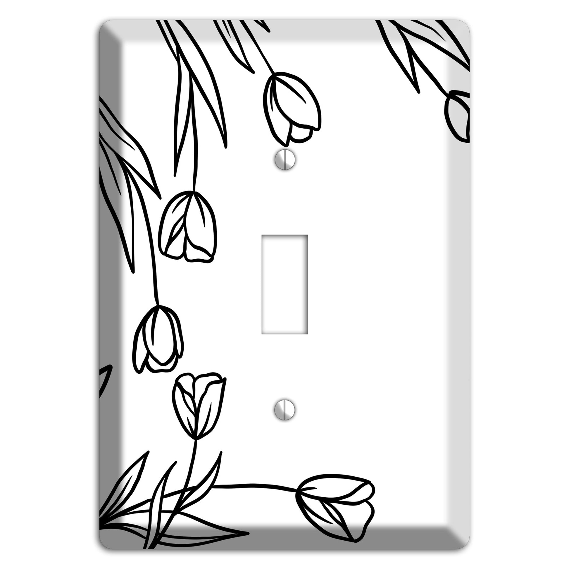 Hand-Drawn Floral 31 Cover Plates