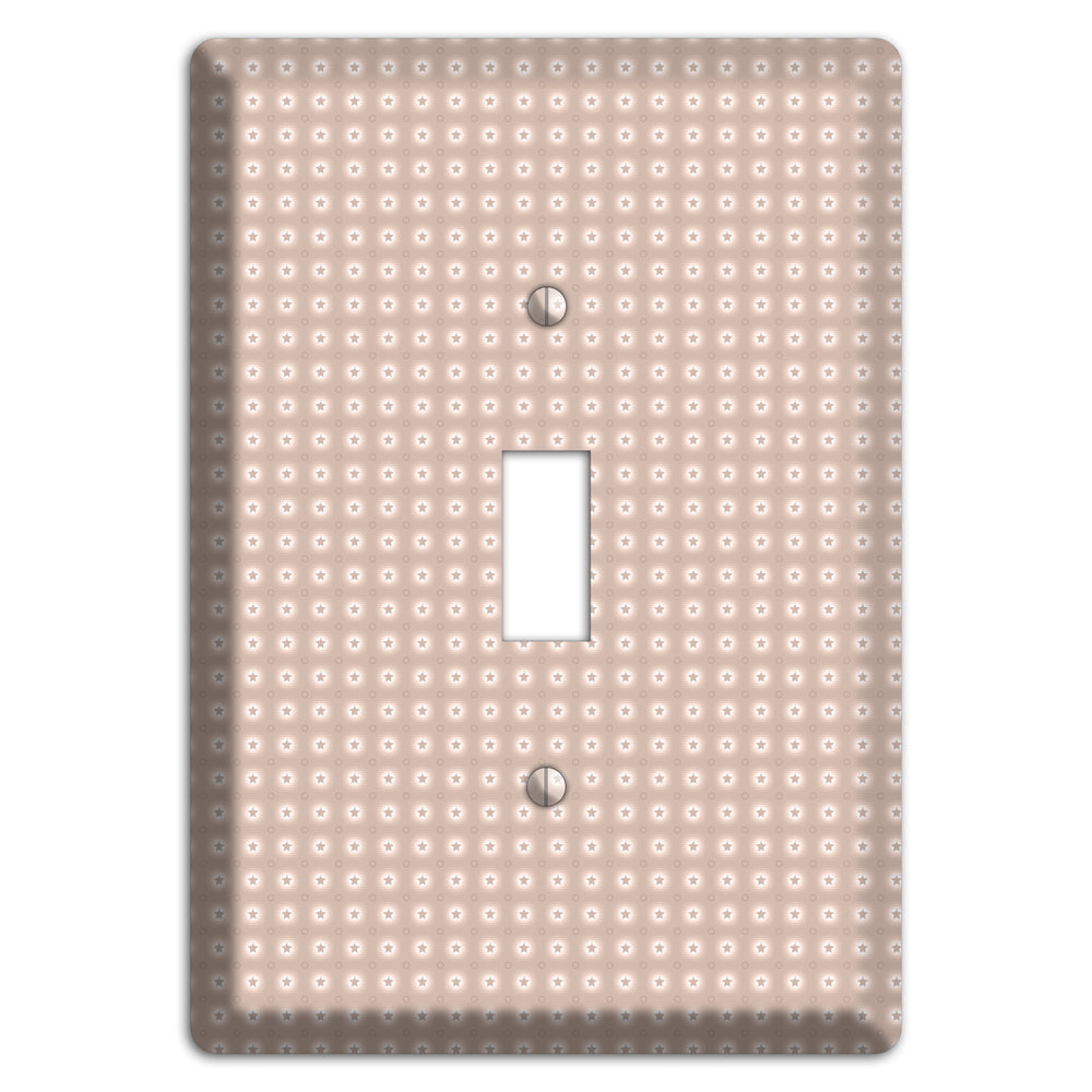 Beige with Circled Stars Cover Plates