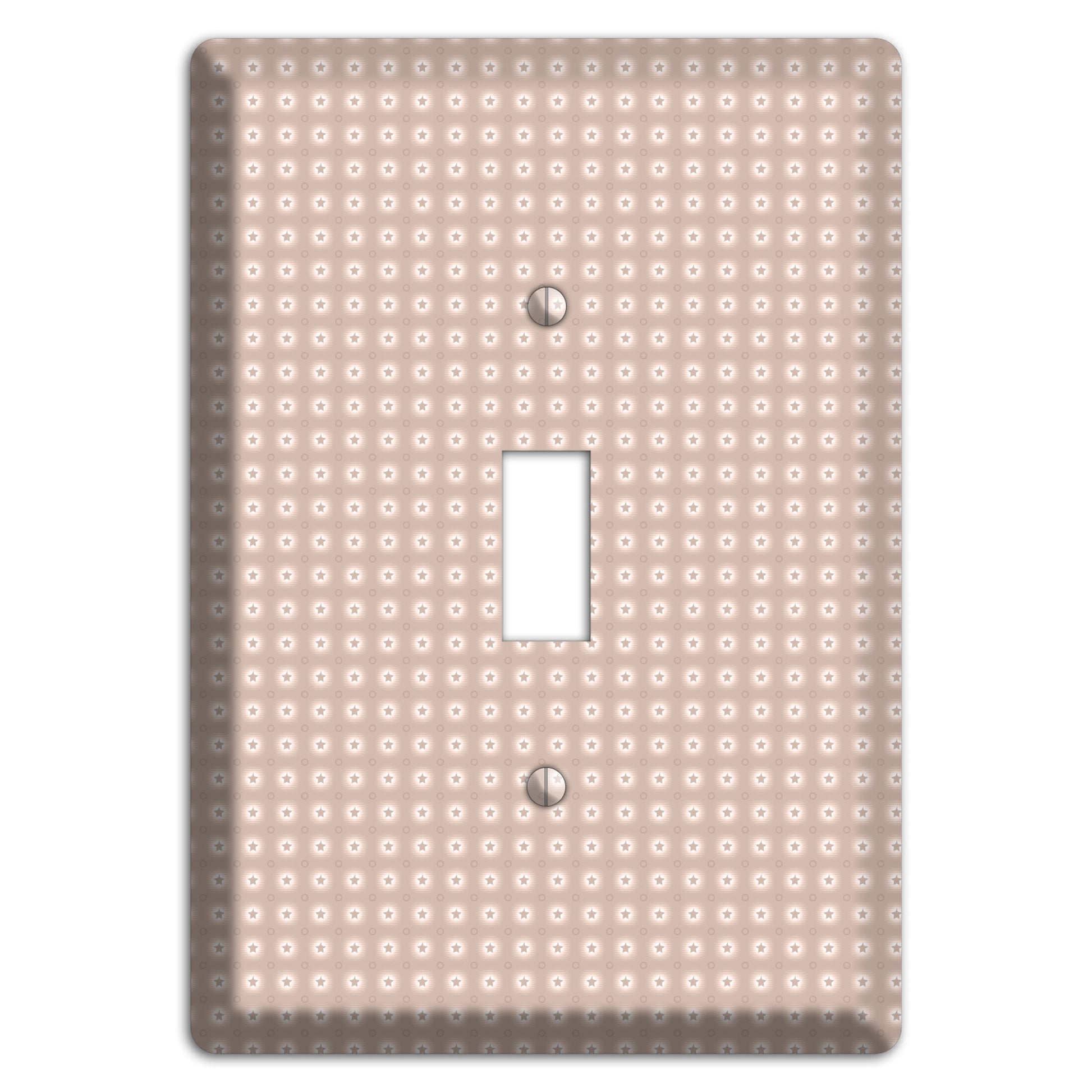 Beige with Circled Stars Cover Plates