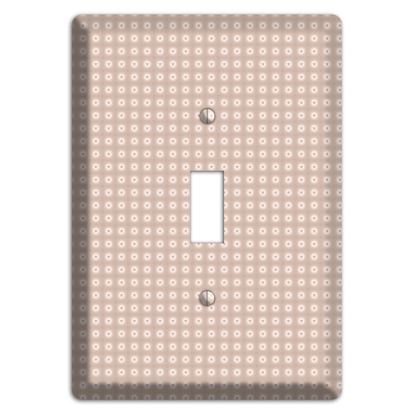 Beige with Circled Stars Cover Plates