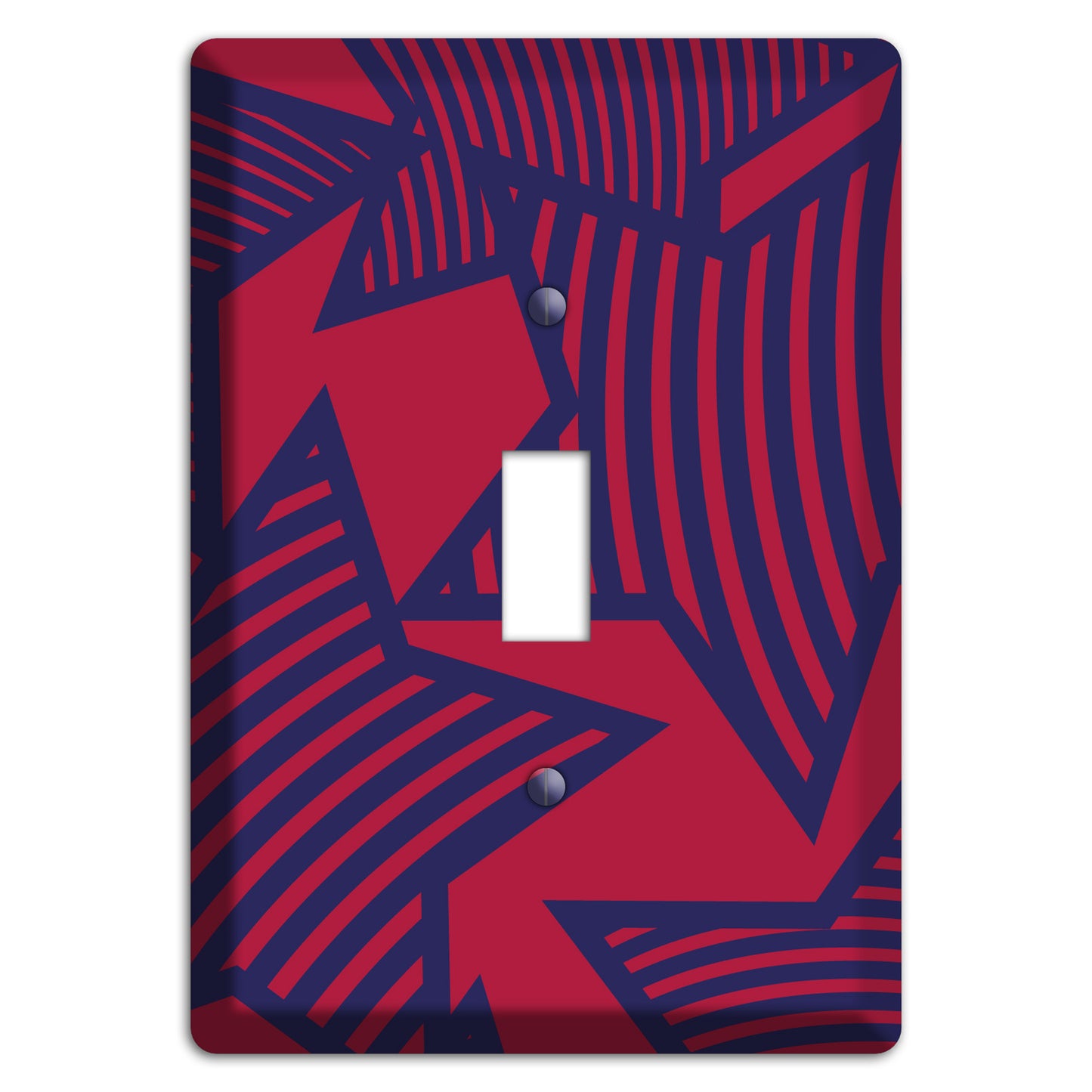 Red with Large Blue Stars Cover Plates