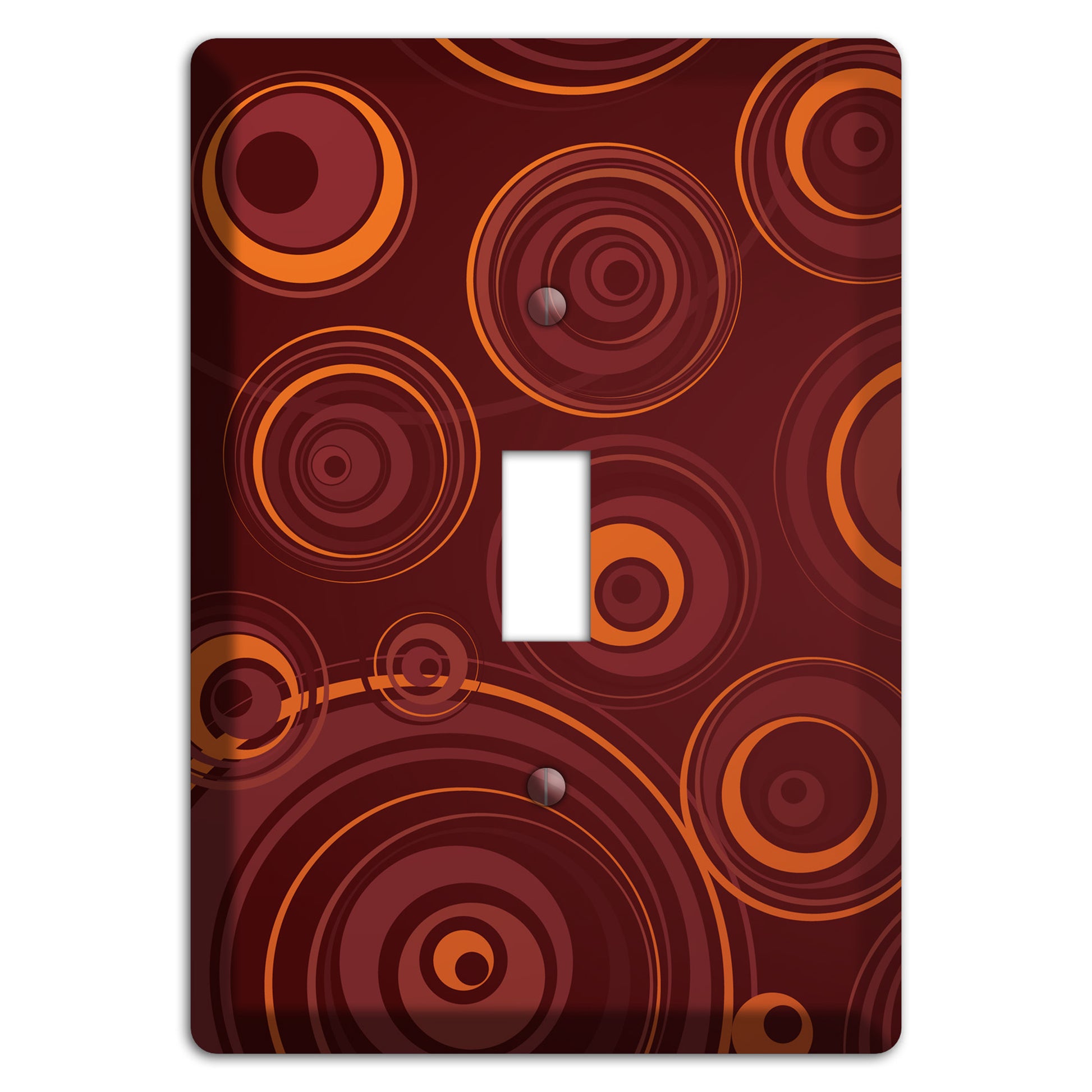 Brown Circles Cover Plates