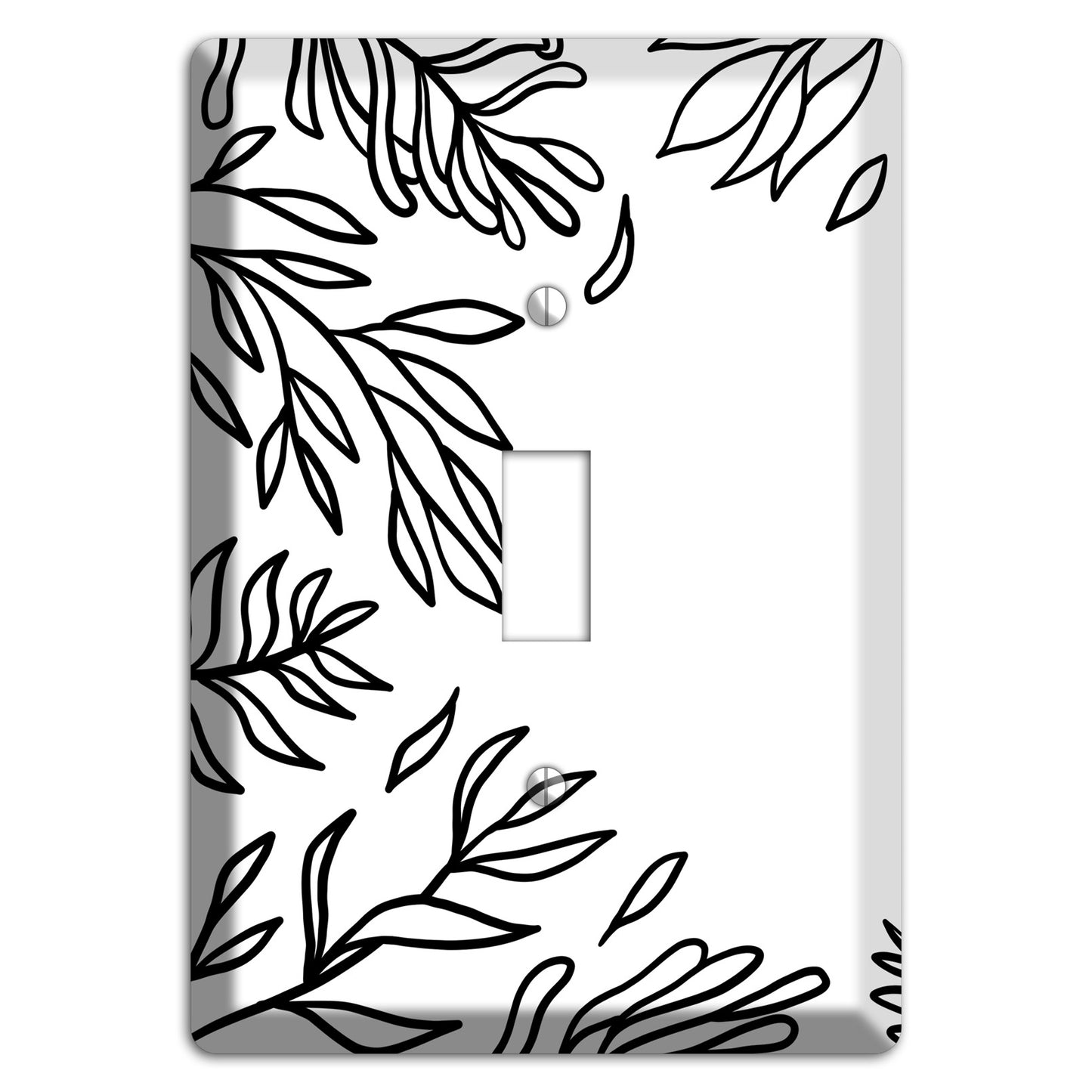 Hand-Drawn Leaves 8 Cover Plates