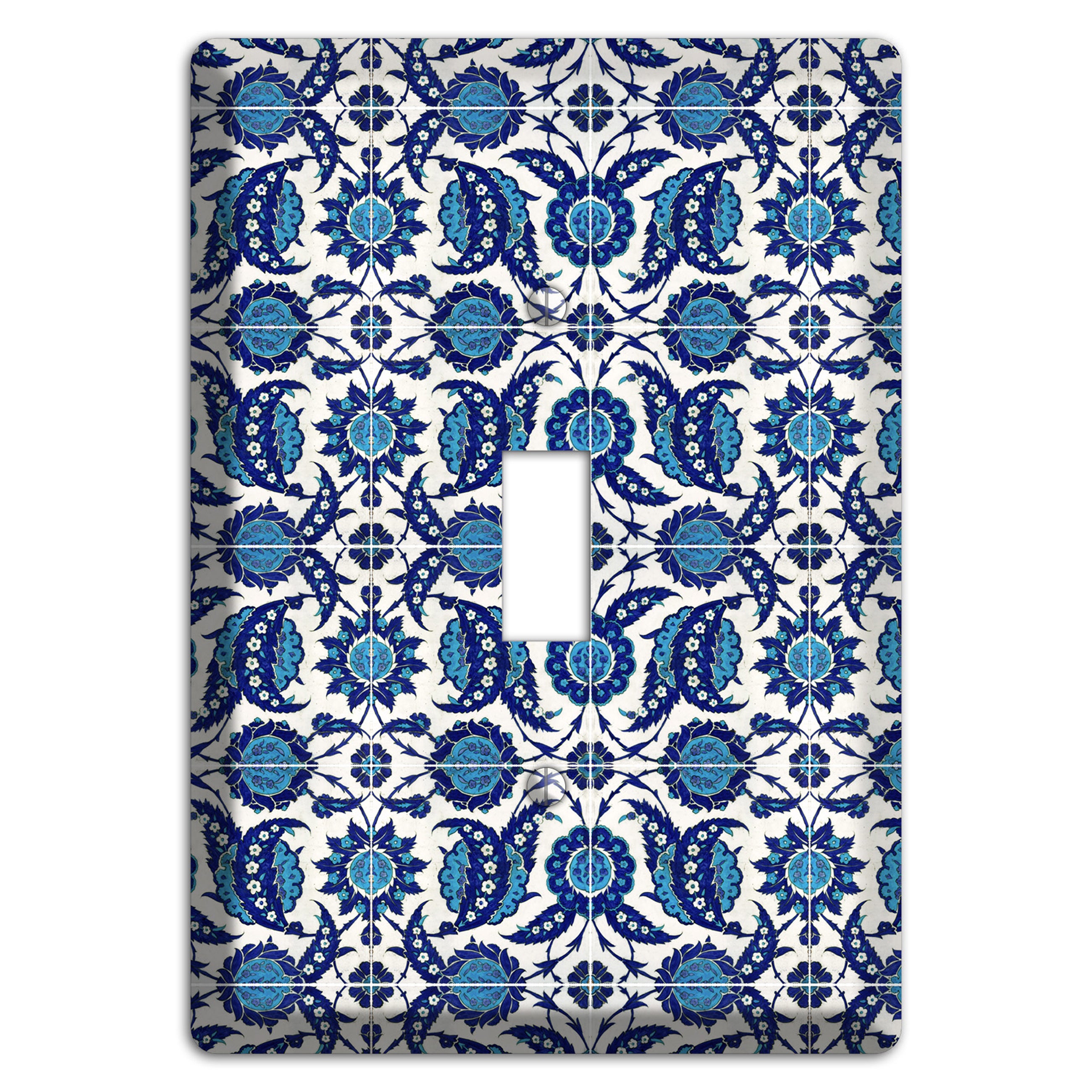 Ornate Paisley Tile Cover Plates