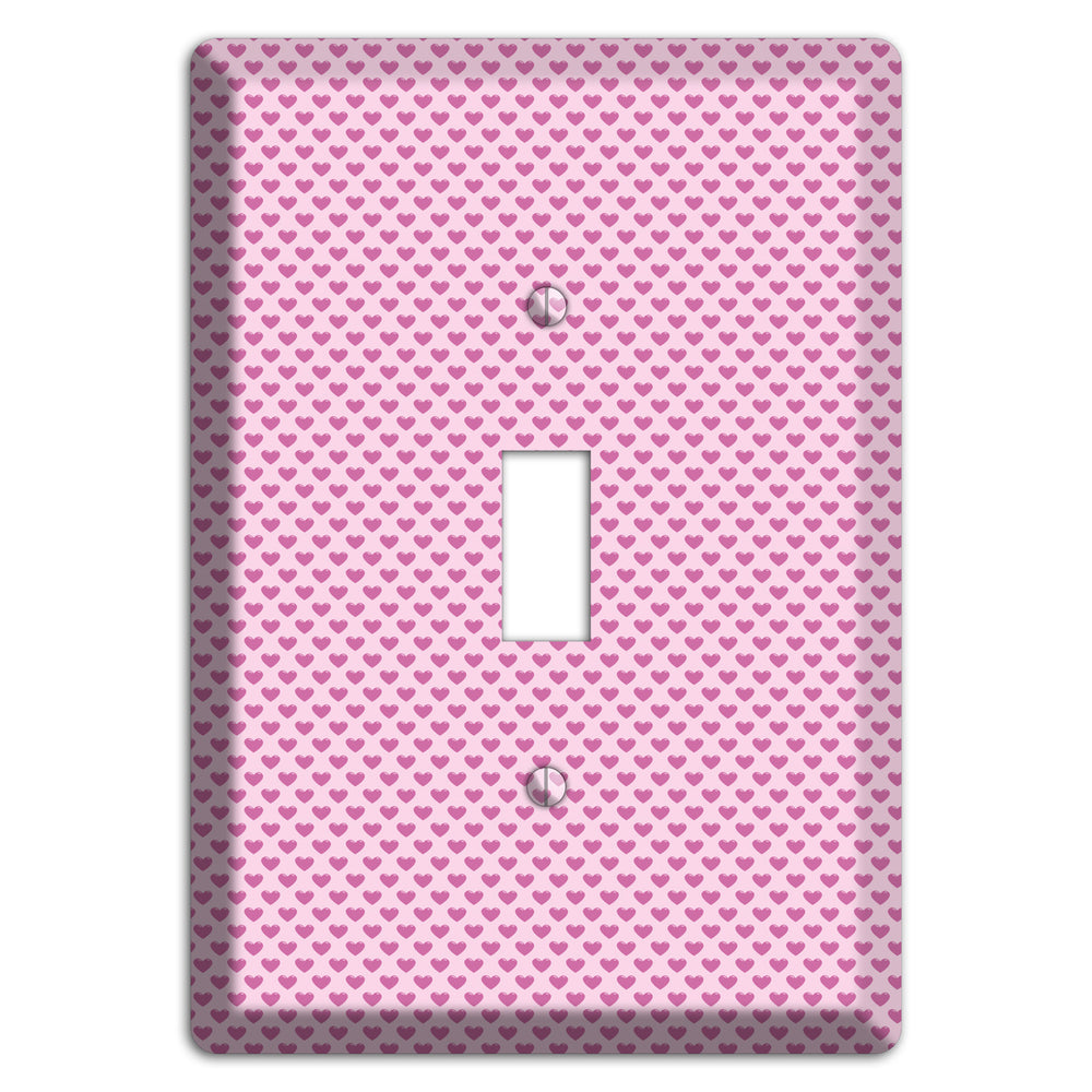 Pink Hearts Cover Plates