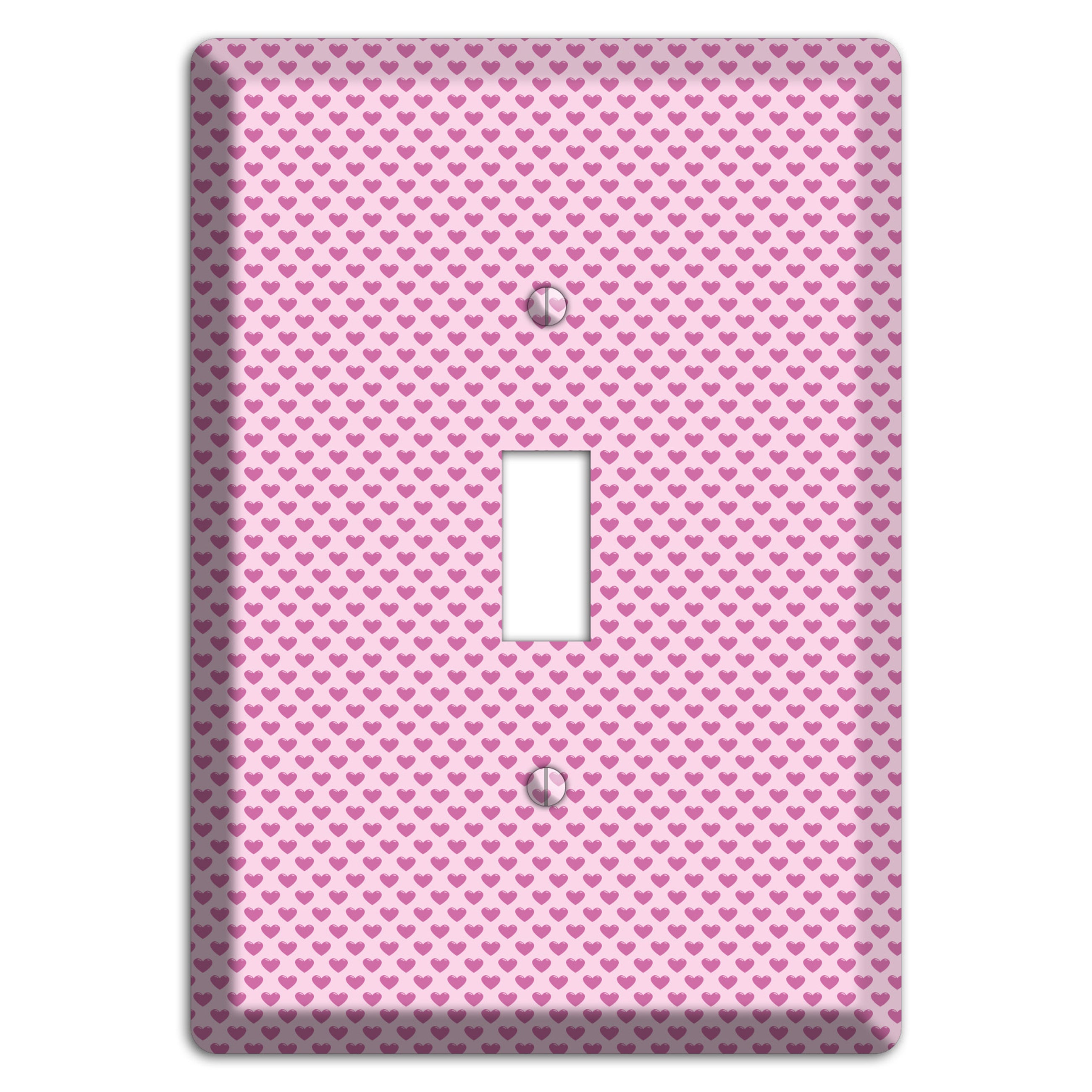 Pink Hearts Cover Plates