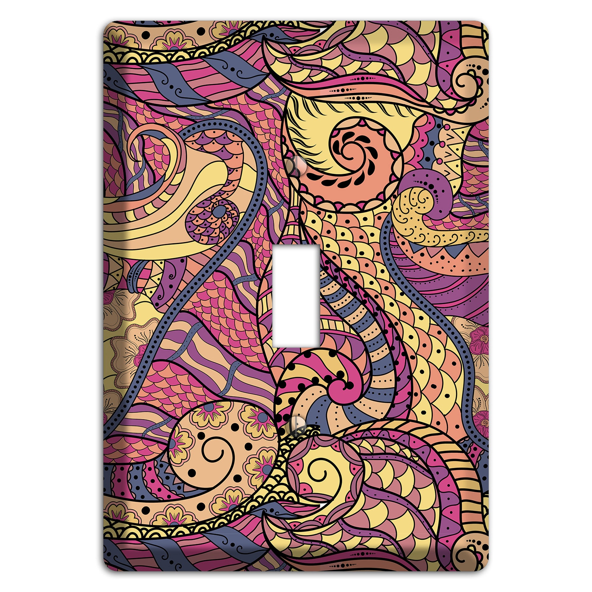 Retro Flourish 2 Cover Plates
