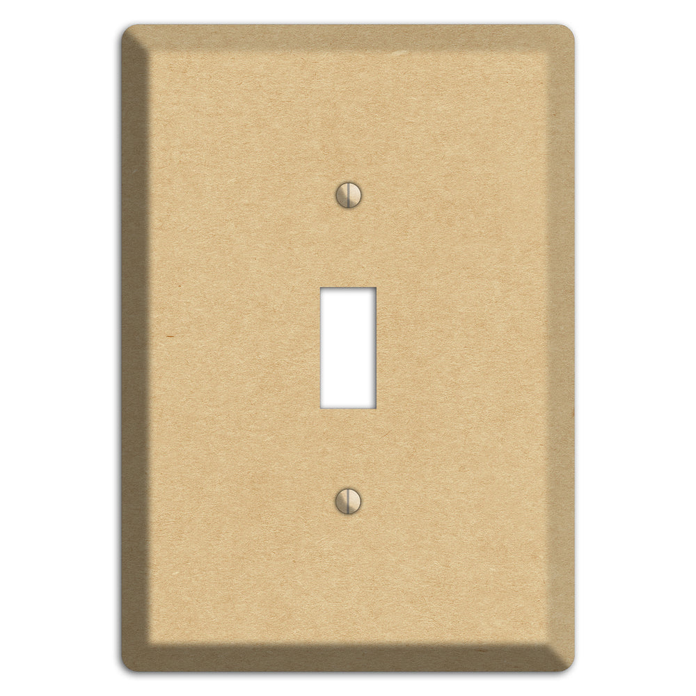 Calico Kraft Cover Plates