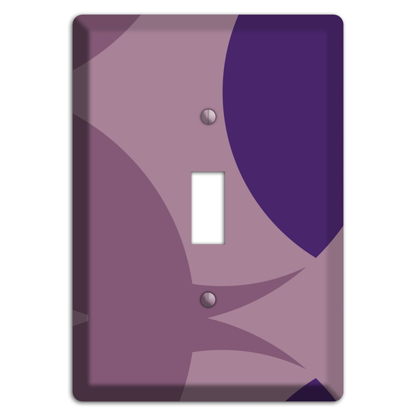 Purple Abstract Cover Plates