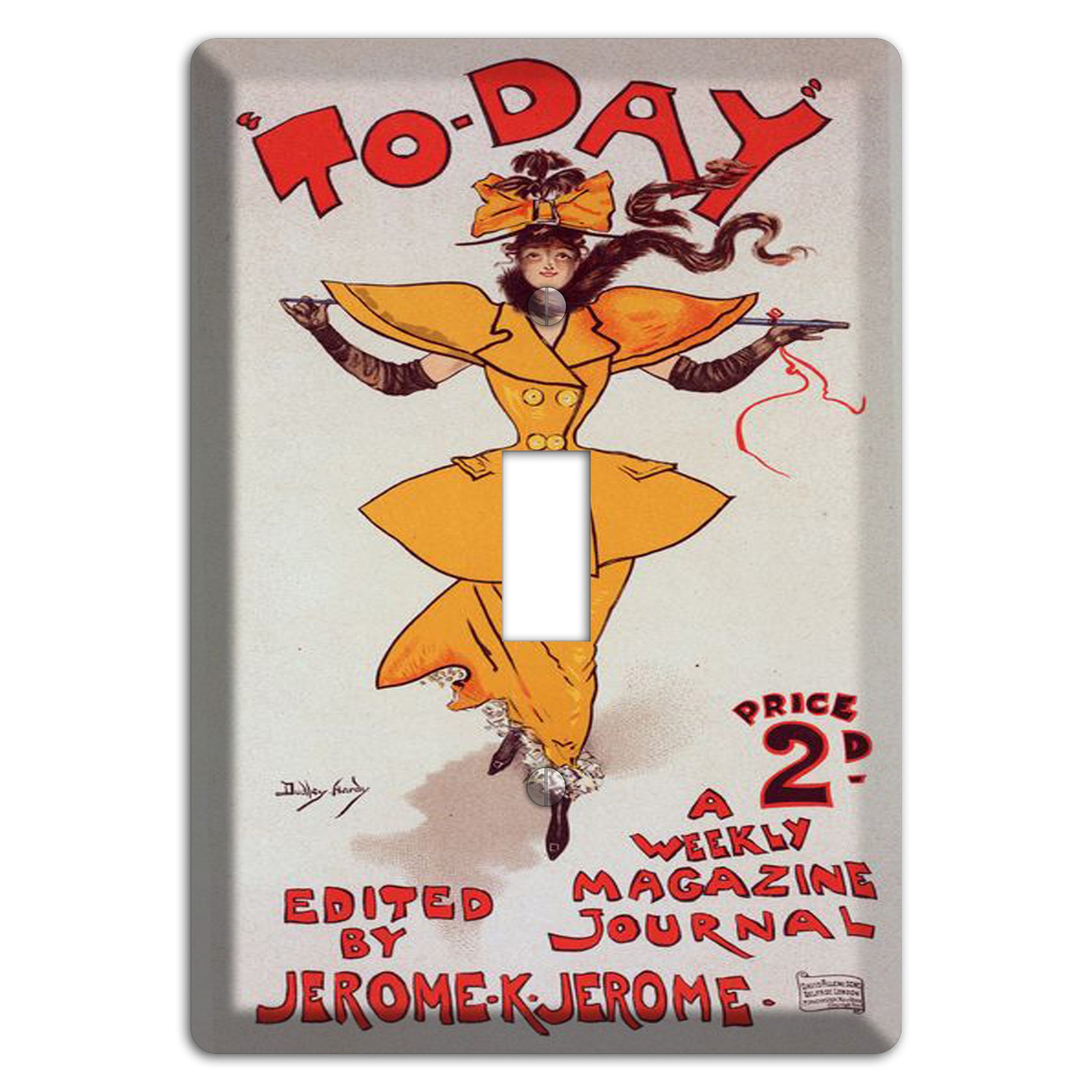 Today Vintage Poster Cover Plates