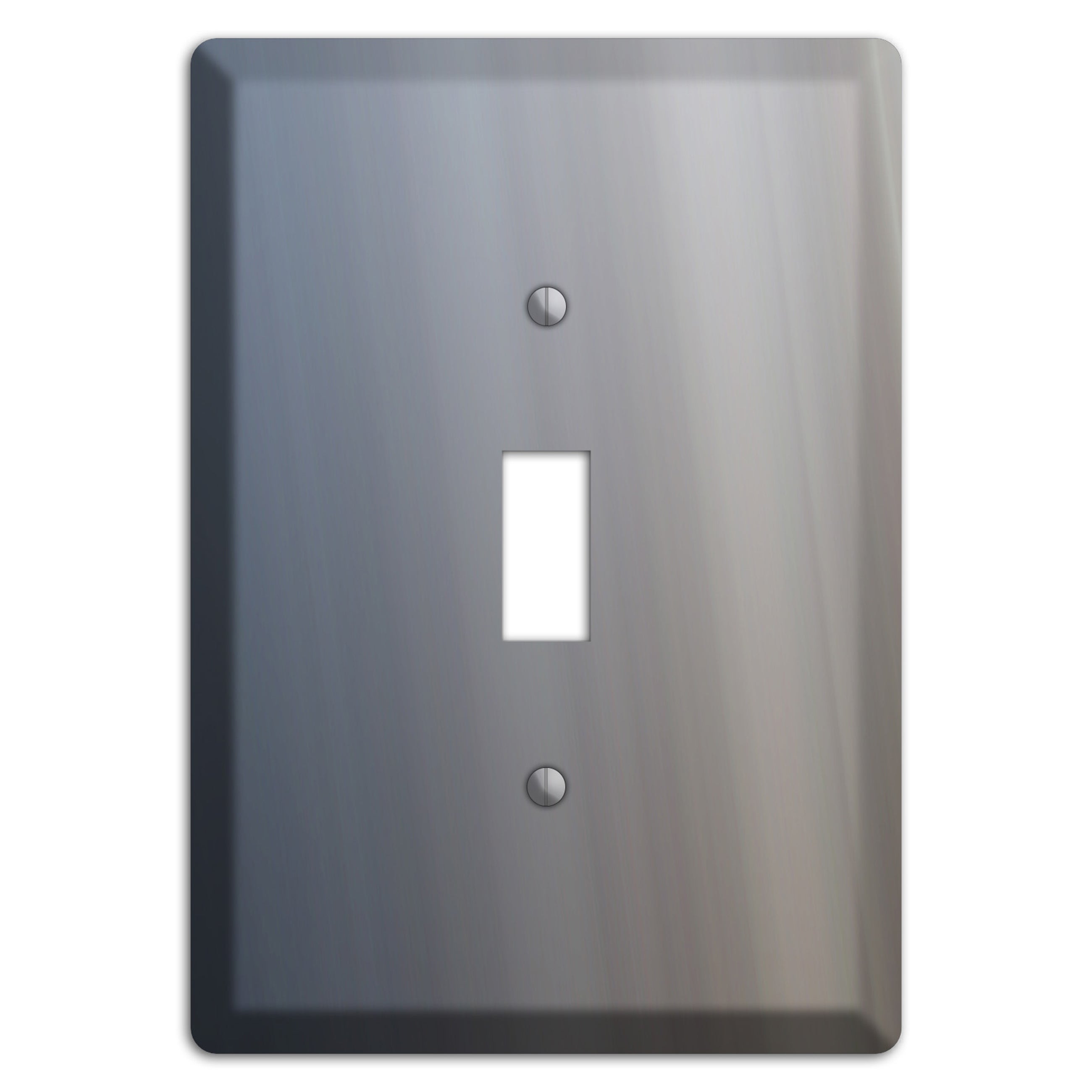 White with Blue Retro Burst Cover Plates