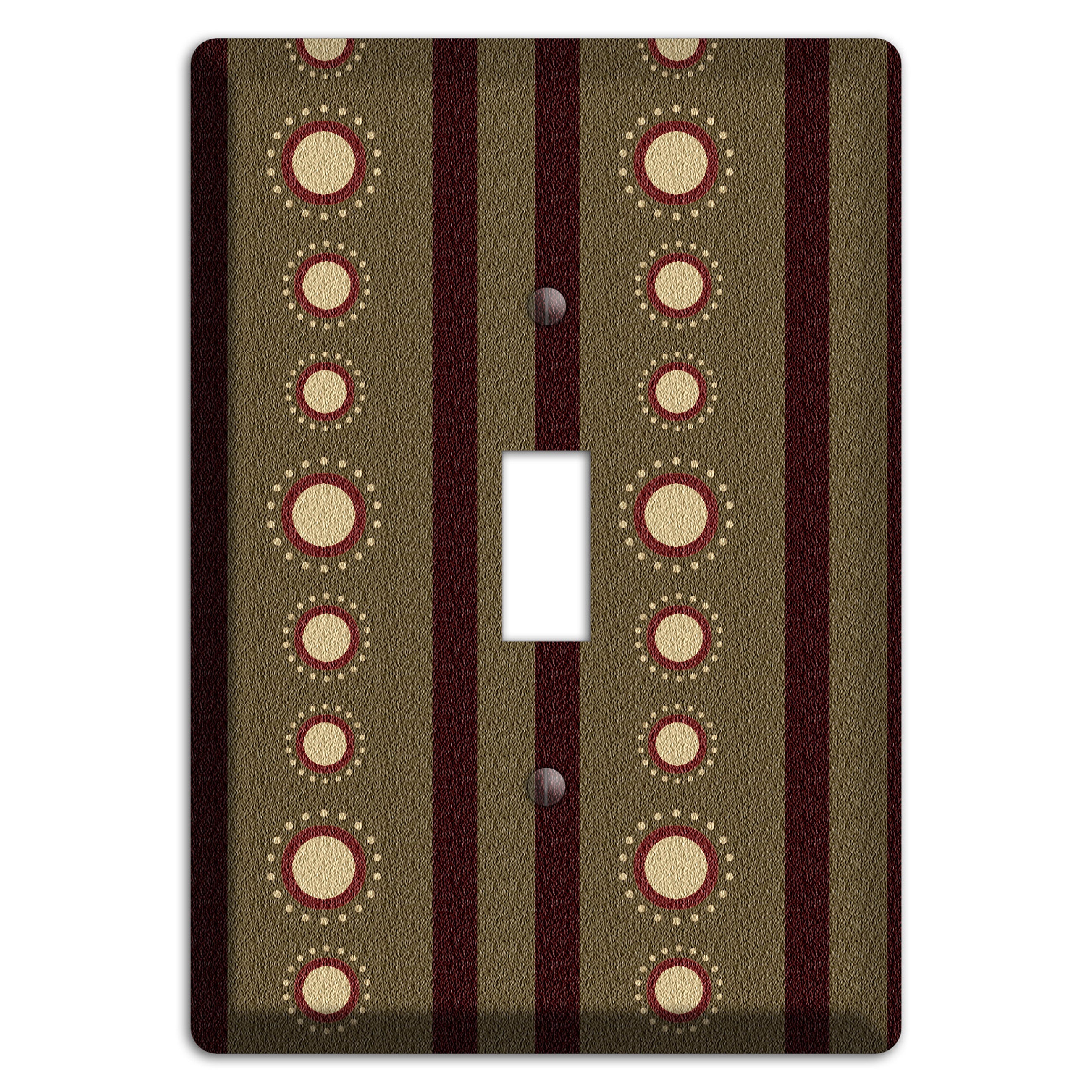 Multi Brown Suzani Cover Plates