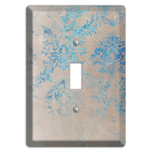 Pewter Whimsical Damask Cover Plates