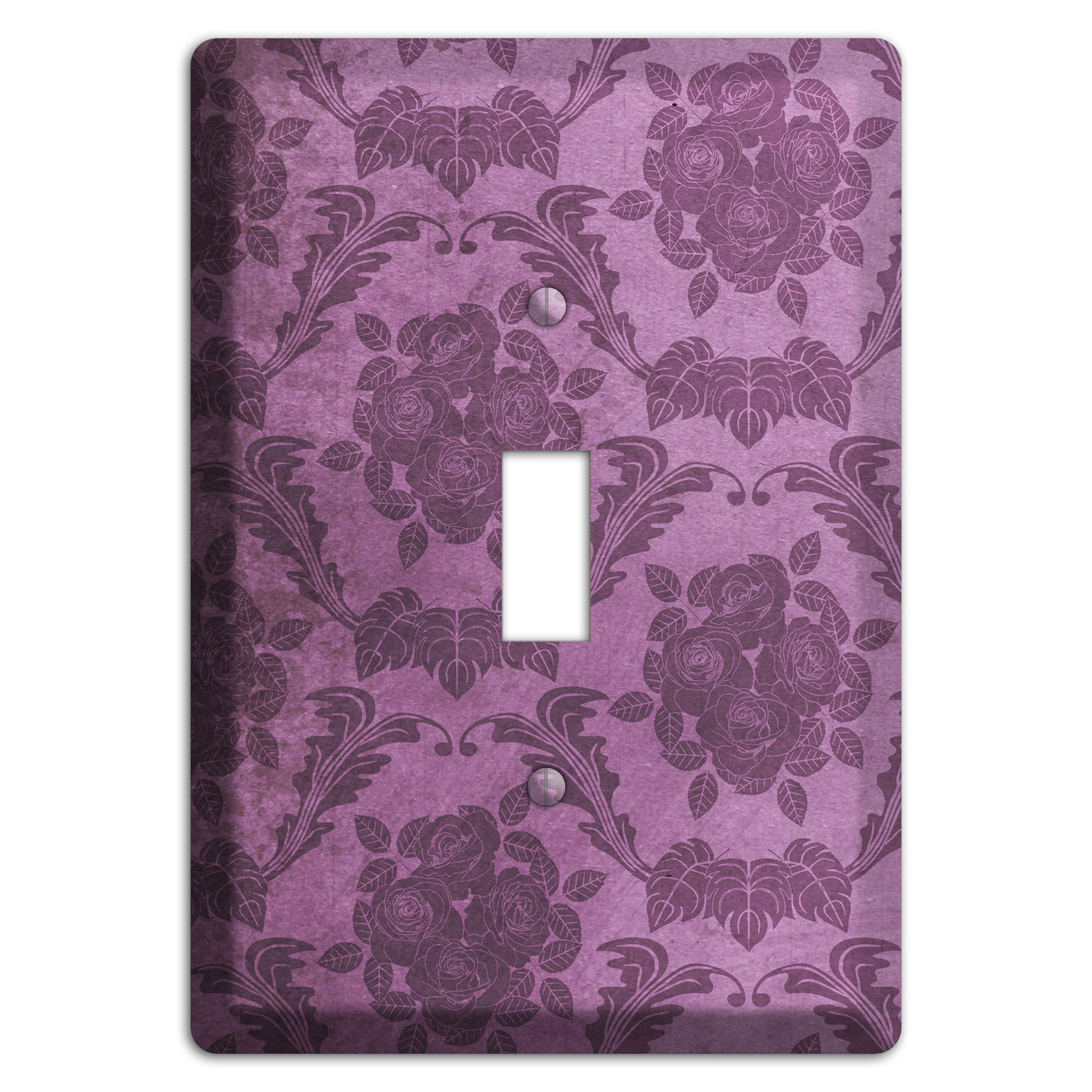 Bouquet Vintage Rose Damask Cover Plates