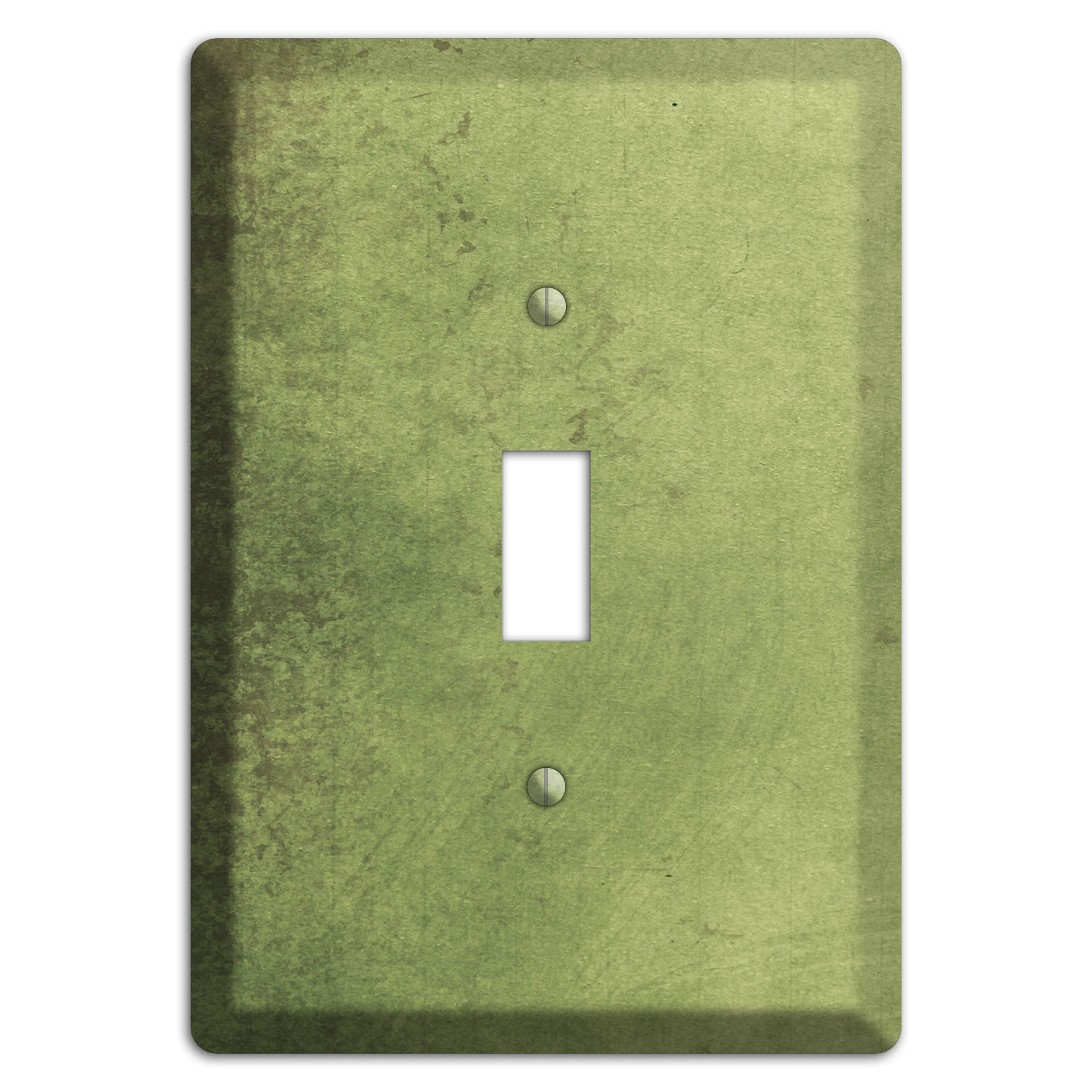 Green Smoke Vintage Grunge Cover Plates