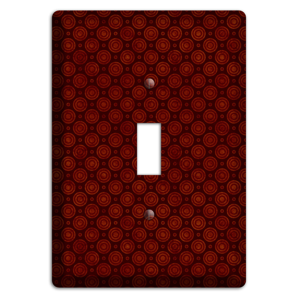 Maroon Circles 2 Cover Plates