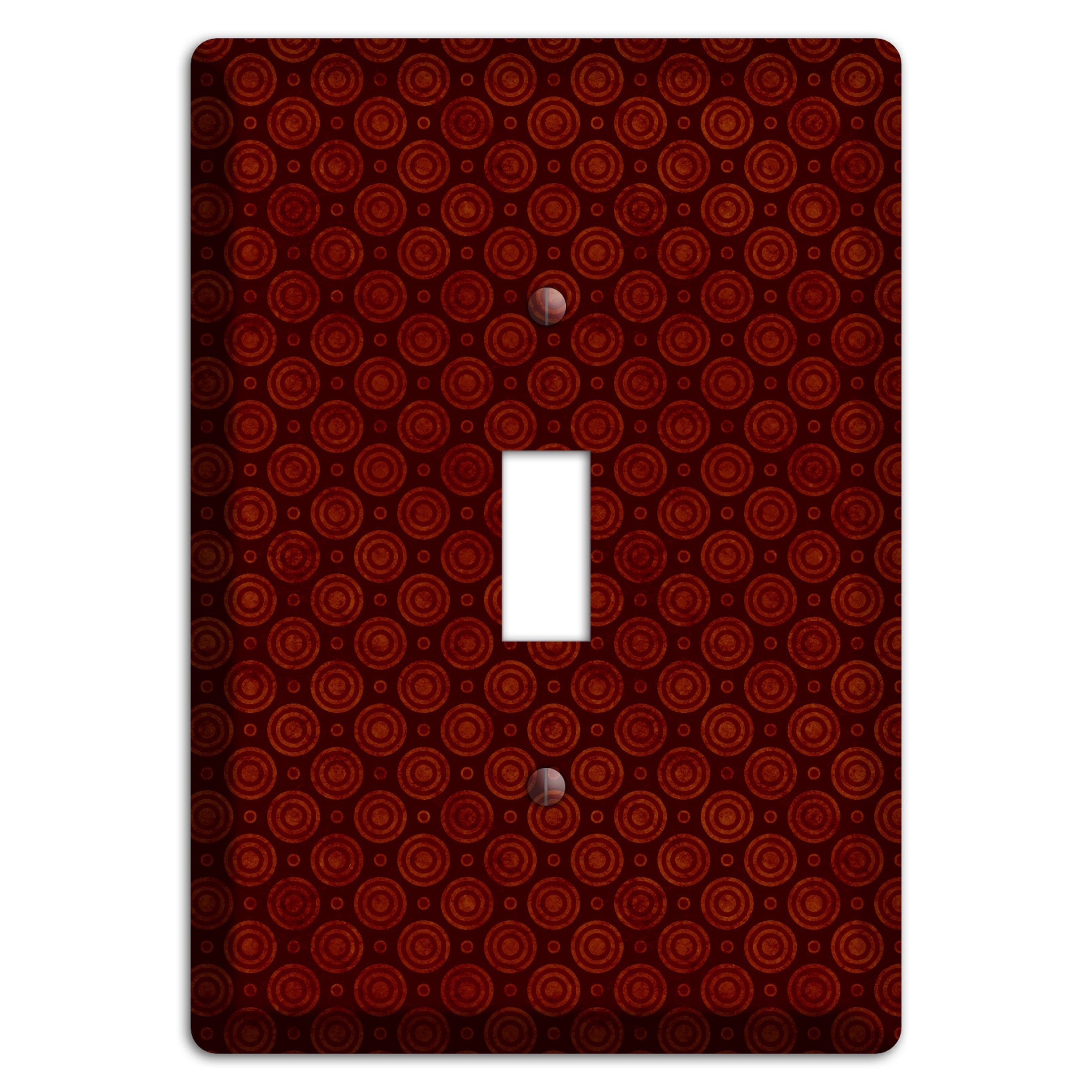 Maroon Circles 2 Cover Plates