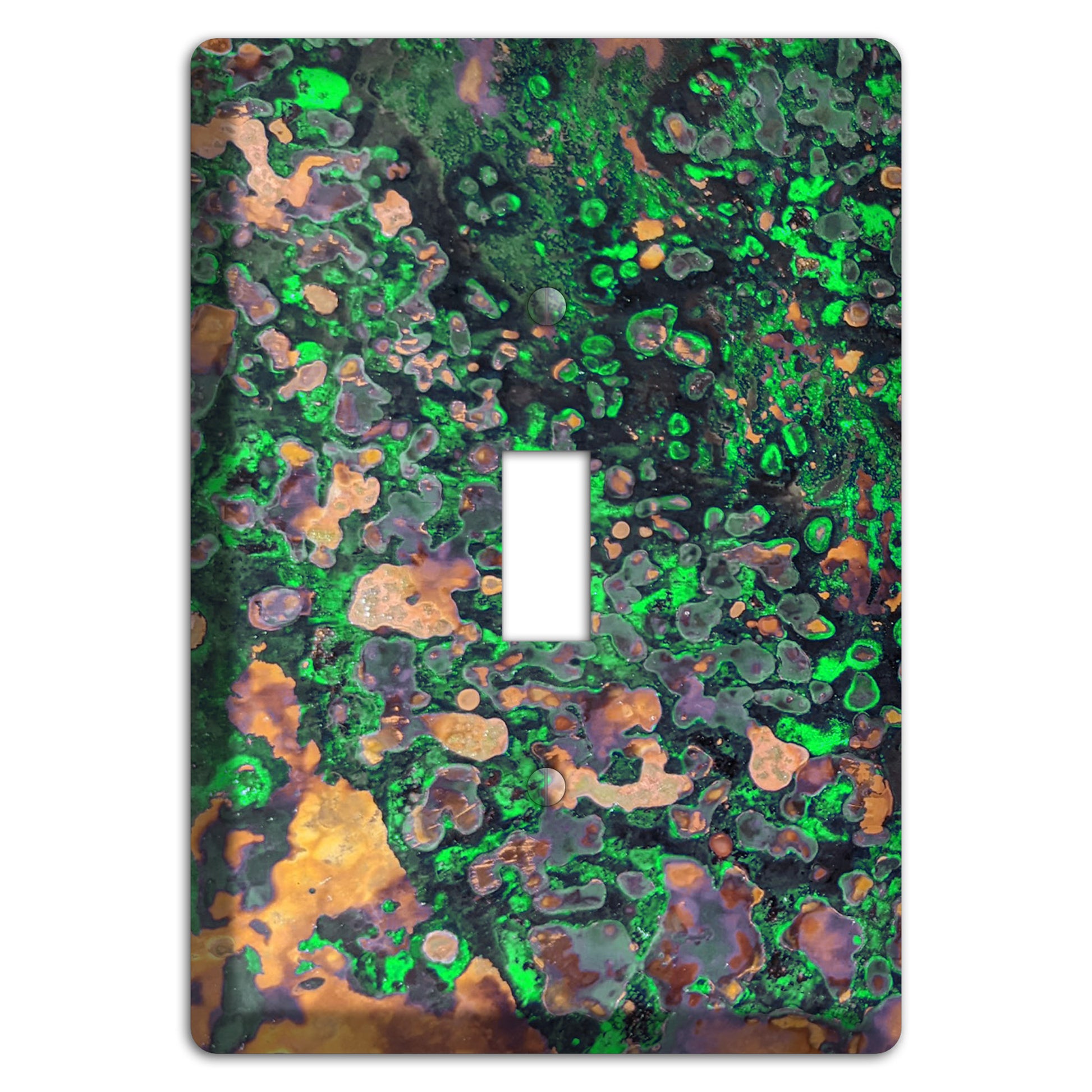 Copper Verdigris Cover Plates