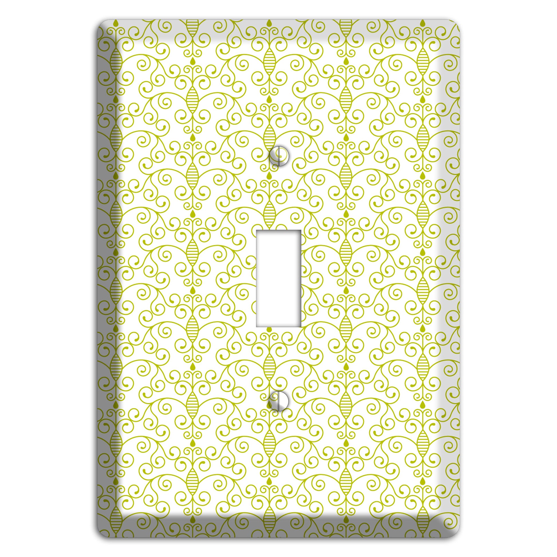Olive Toile Half Drop Cover Plates