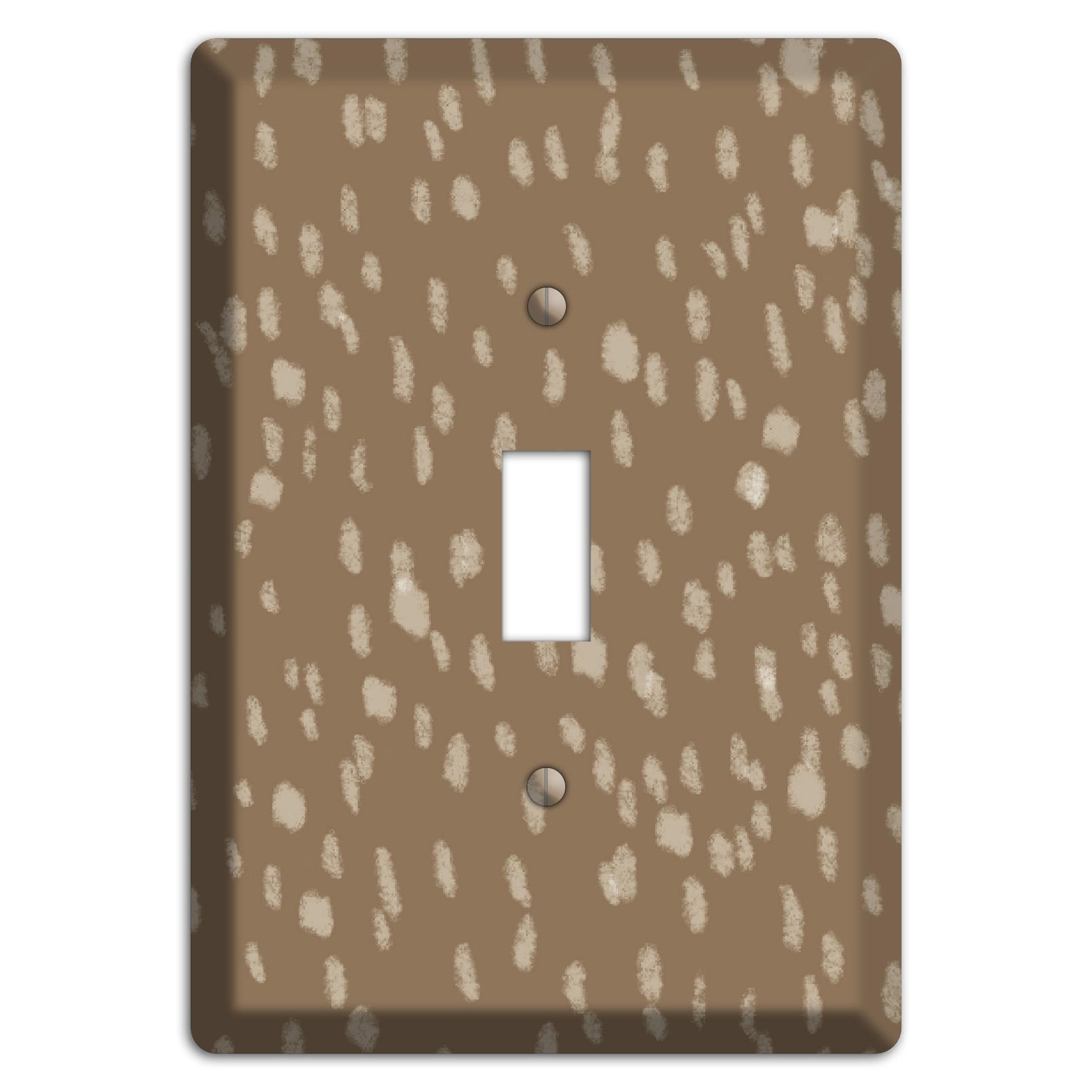 Brown and White Speckle Cover Plates