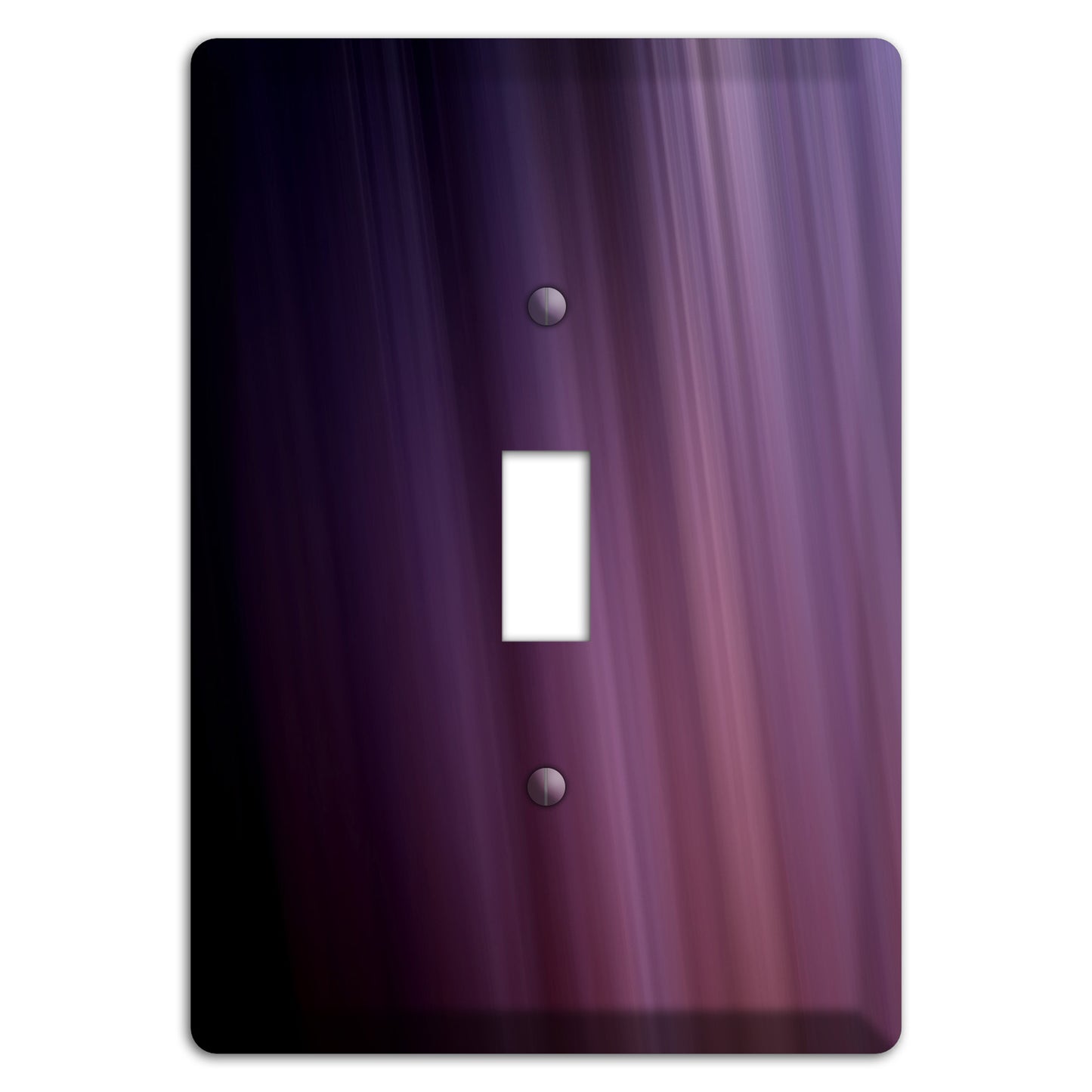 Eggplant Ray of Light Cover Plates