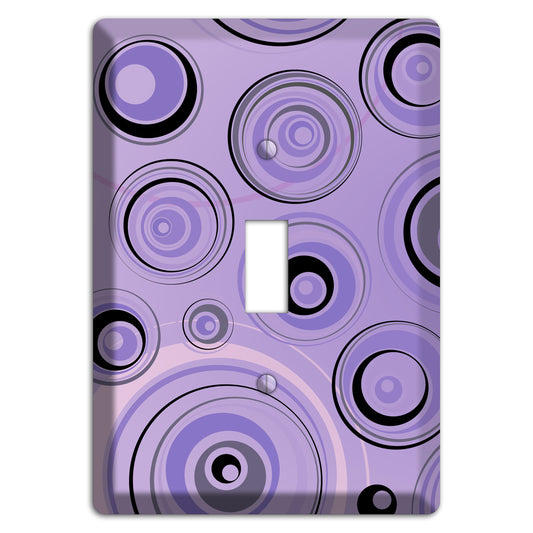 Lavender Circles Cover Plates