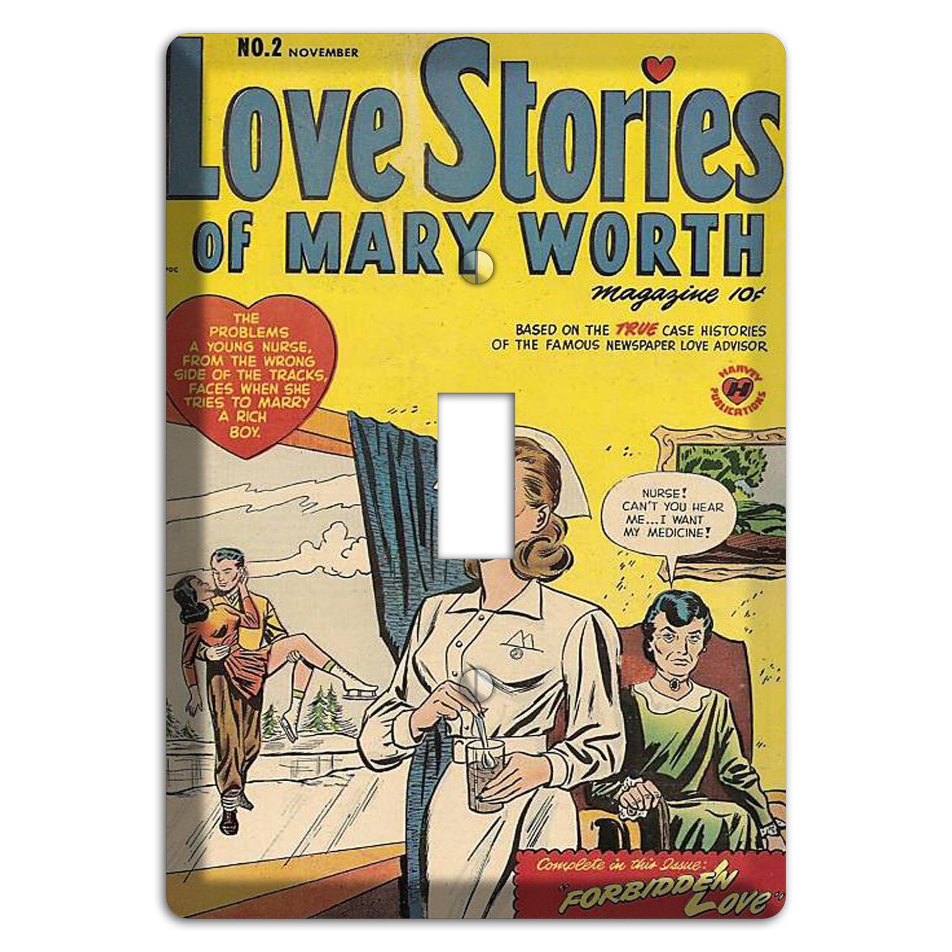 Mary Worth Vintage Comics Cover Plates