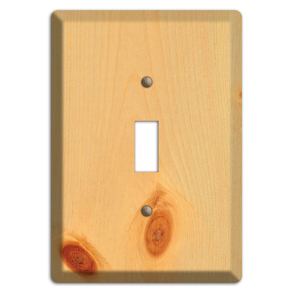 Unfinished Pine Wood Cover Plates