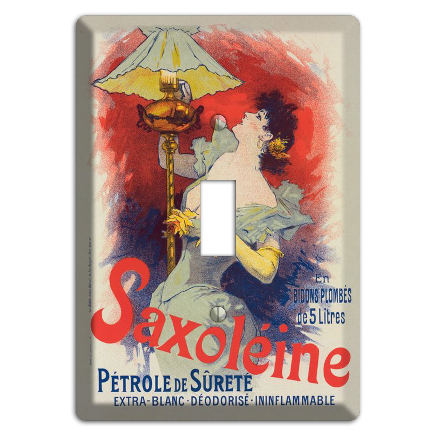Saxoleine Vintage Poster Cover Plates