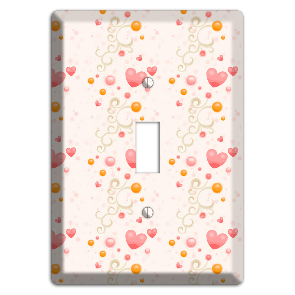 Bubbly Hearts Cover Plates