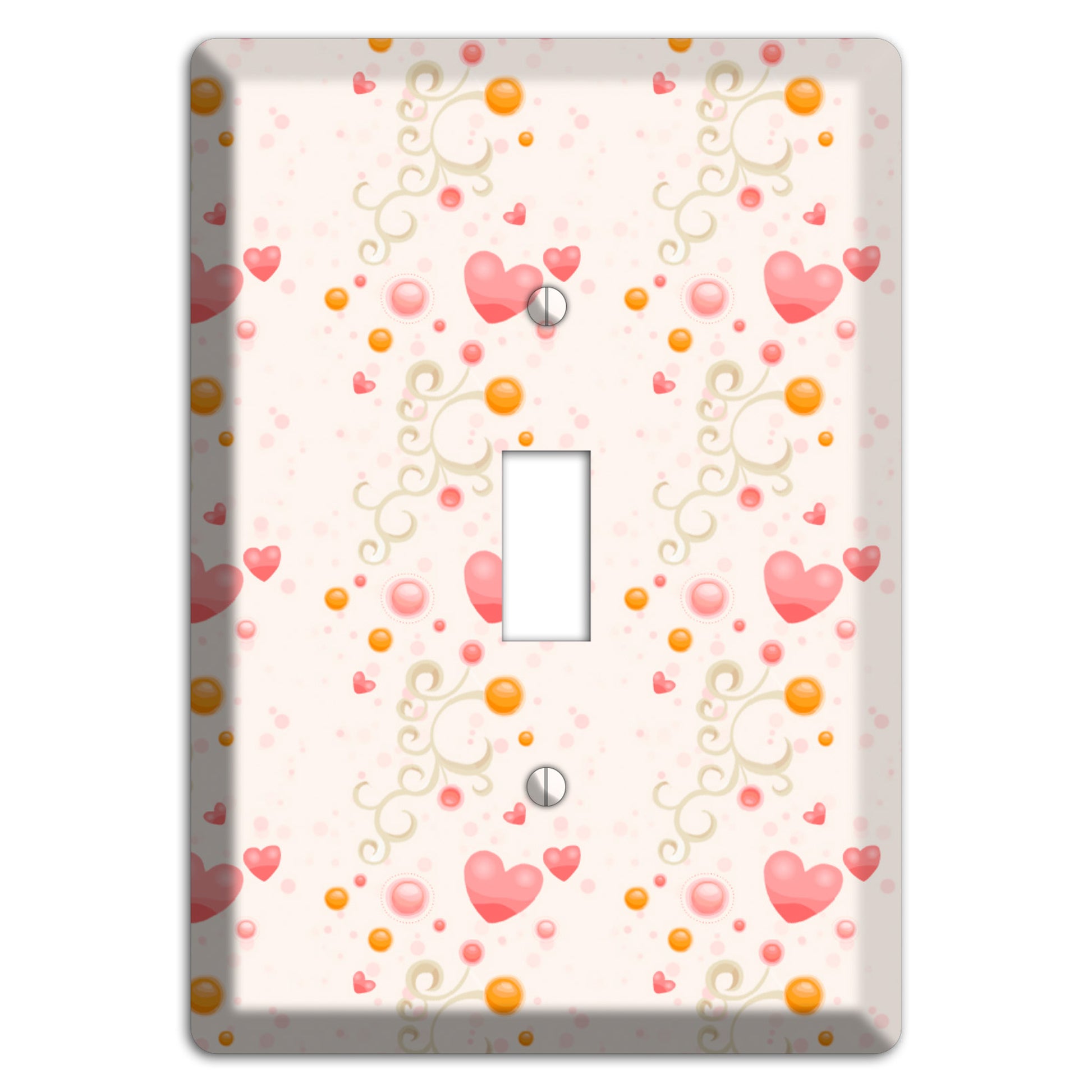 Bubbly Hearts Cover Plates