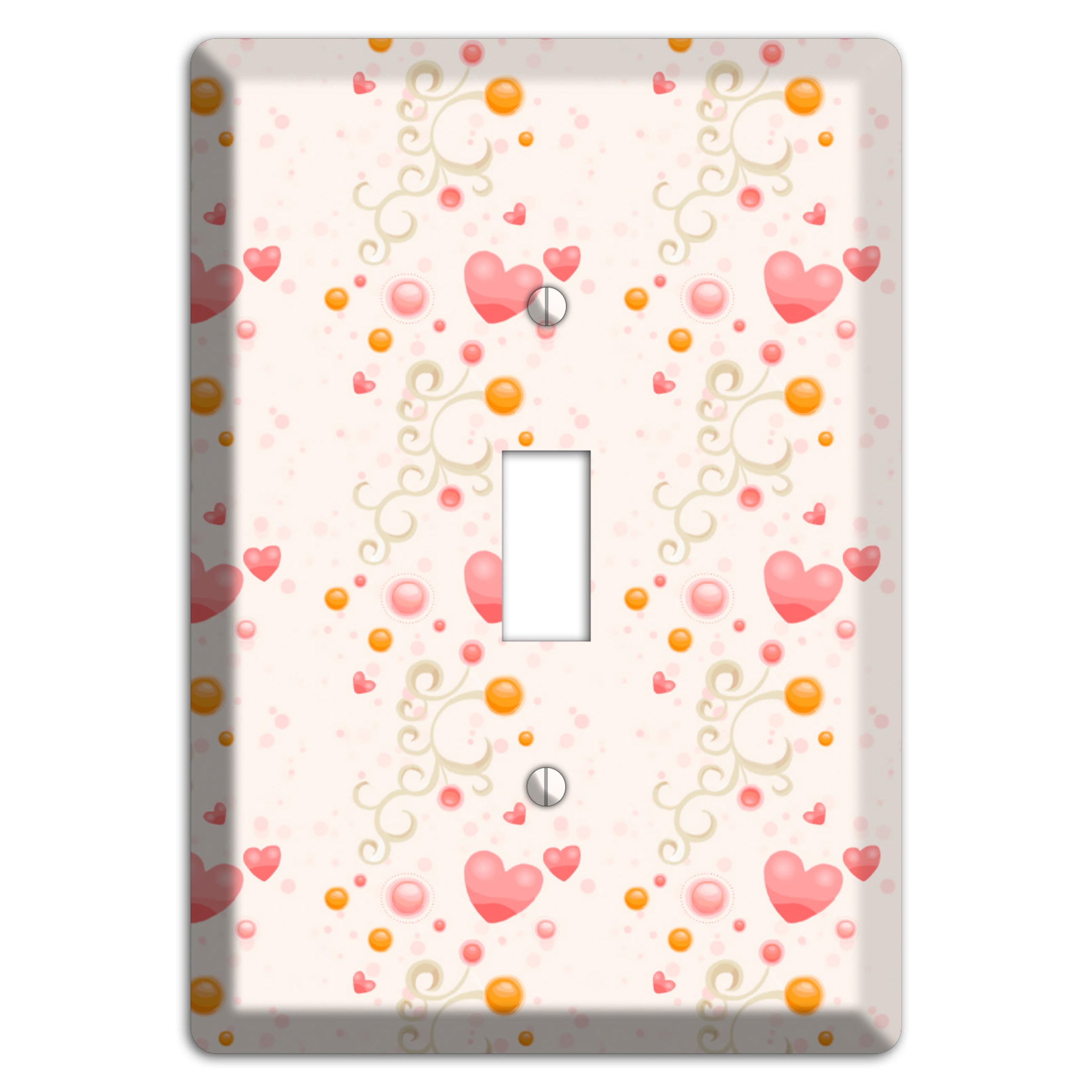 Bubbly Hearts Cover Plates