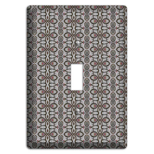 Grey Tapestry Cover Plates