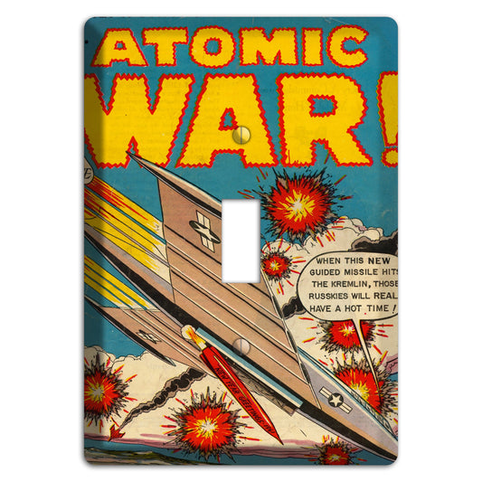 Atomic War 2 Vintage Comics Cover Plates