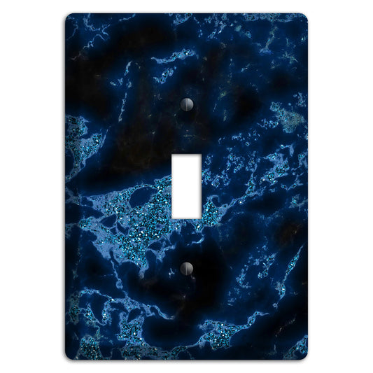 Midnight Marble Cover Plates