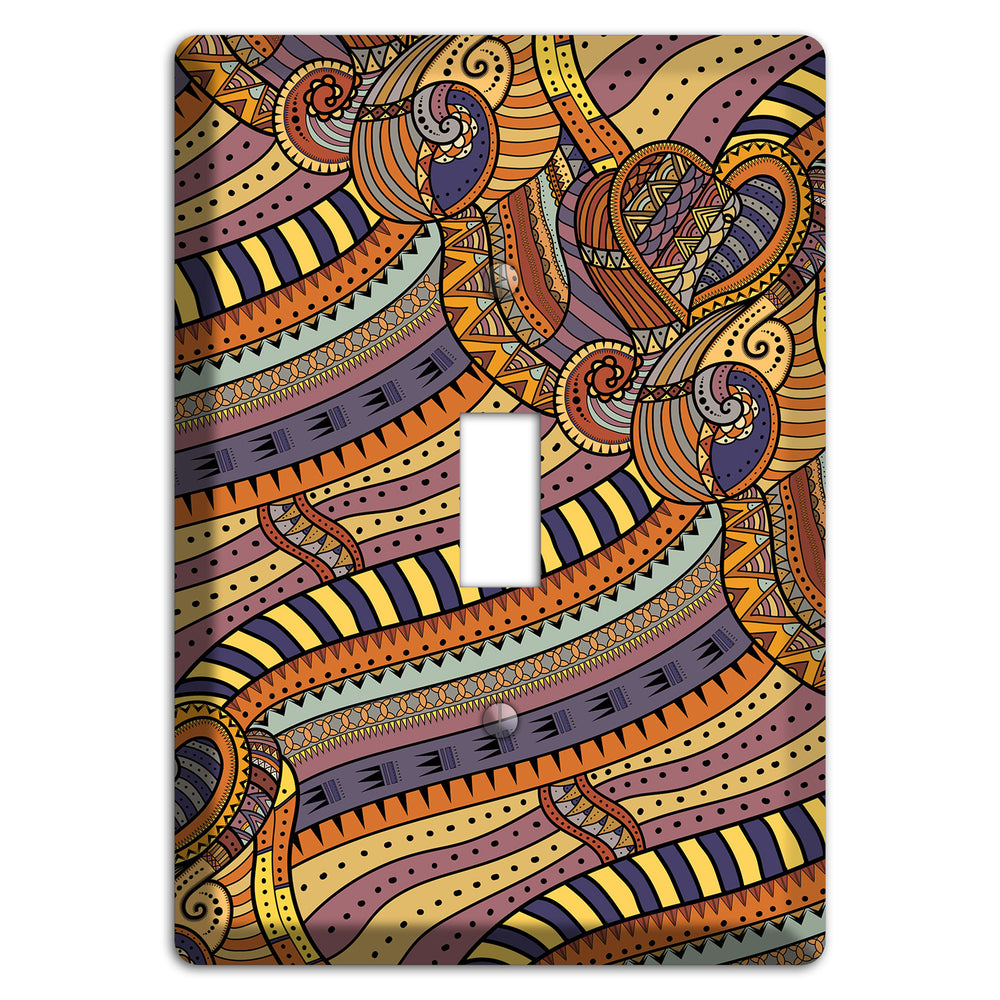 Retro Flourish 7 Cover Plates